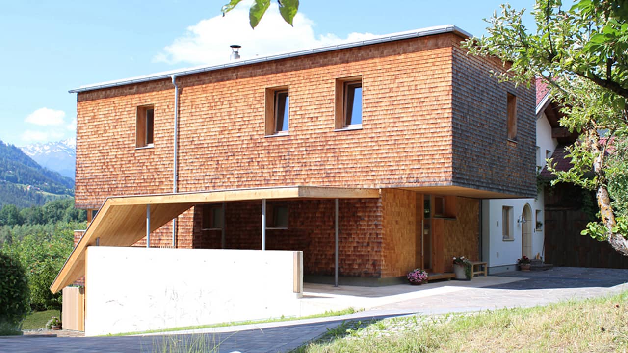 Haus aus Lärche